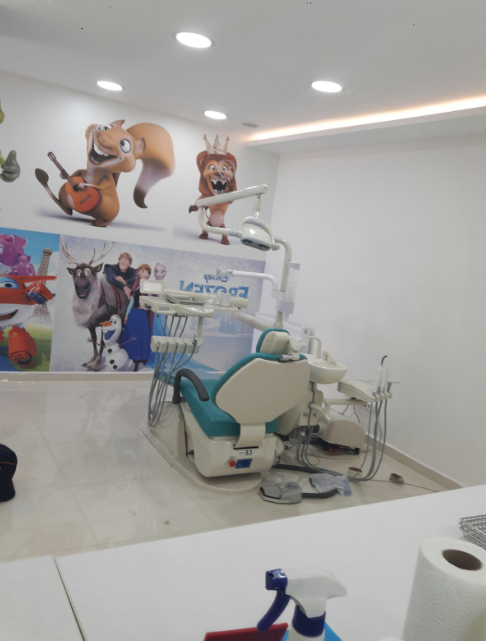 Çocuk diş kliniği dekorasyonu